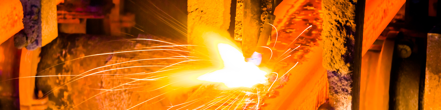 Steel factory background